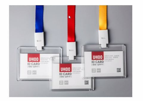 UHOO 6615 ID tag with different lanyard colours
