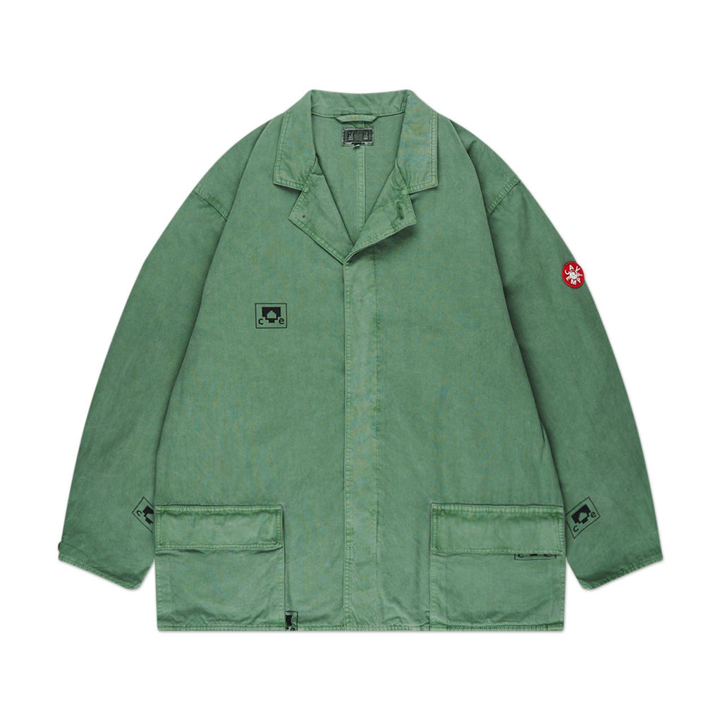 cav empt overdye interspersed lapel jacket (green) | a.plus