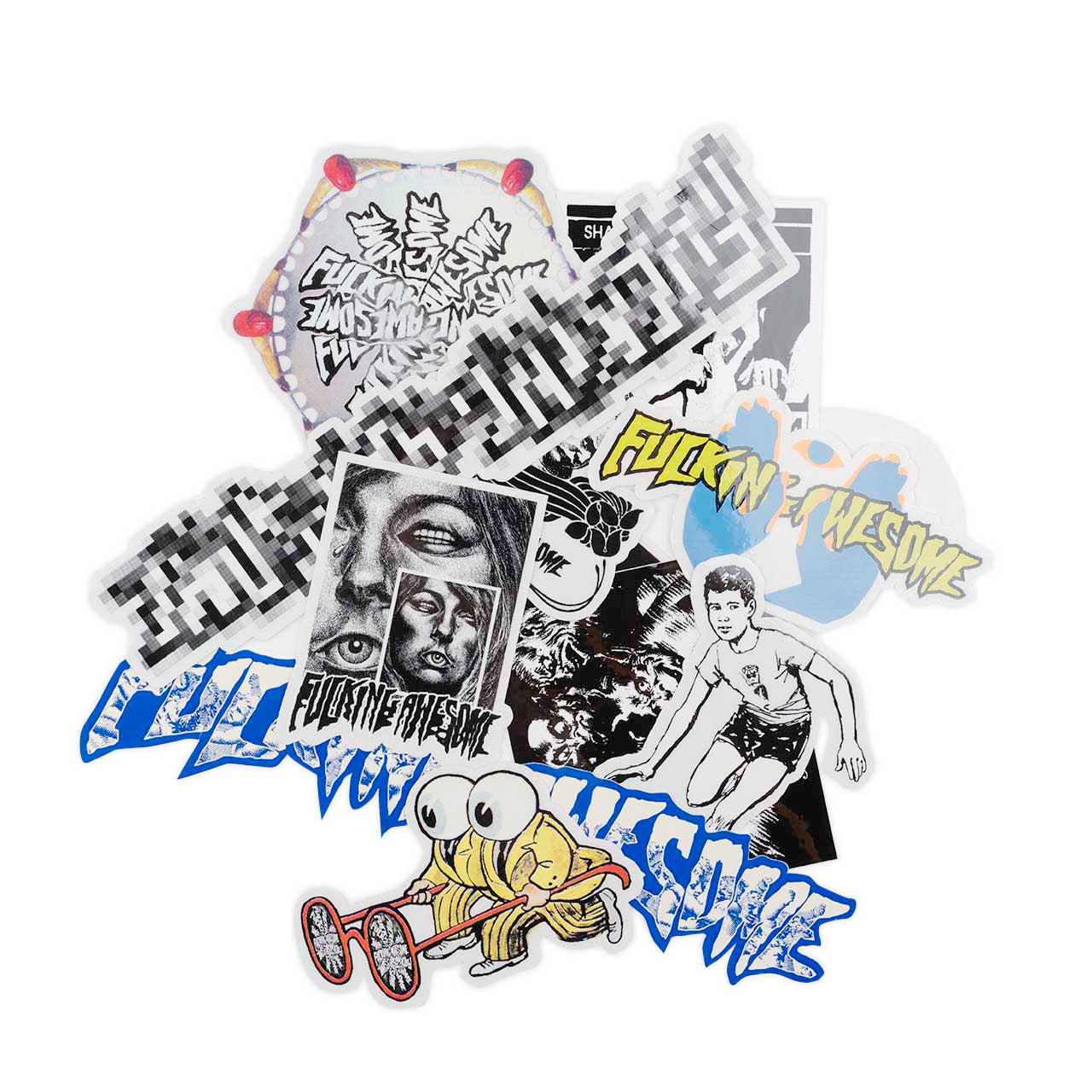 fucking awesome spring 2022 sticker pack (multi) | a.plus