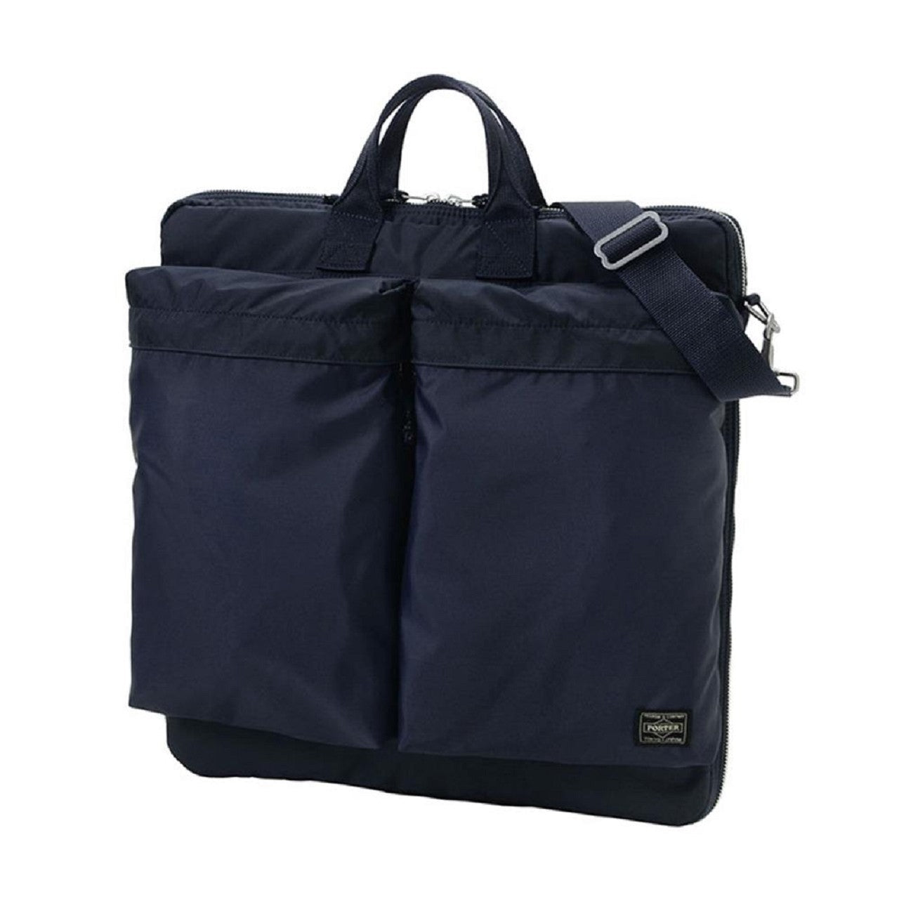 porter by yoshida force series 2way helmet bag (navy)