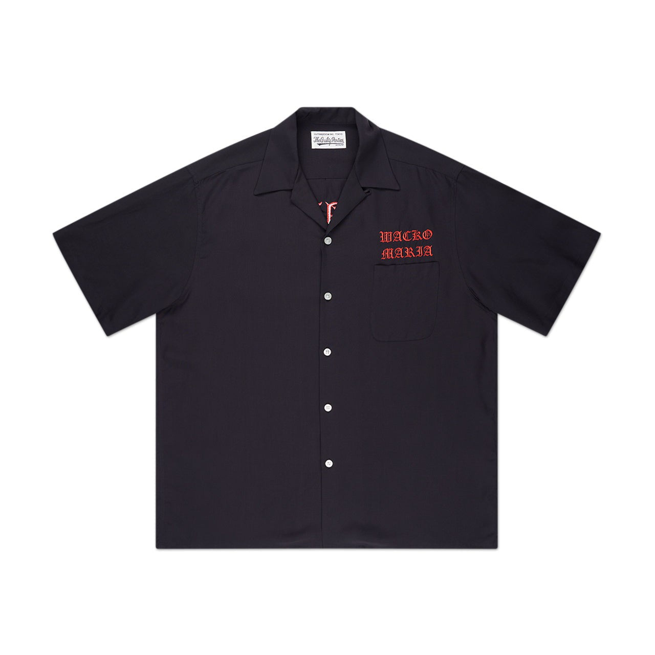 wacko maria 50's shirt (black) | a.plus