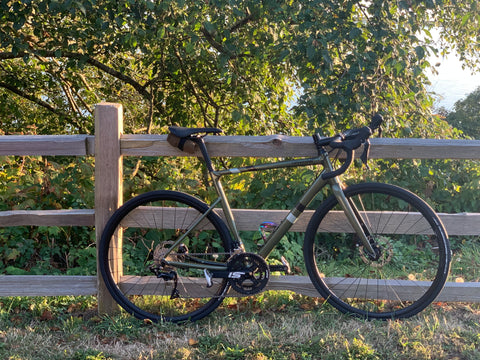 Stock Cannondale CAAD13 105 Disc in some nice balmy evening light