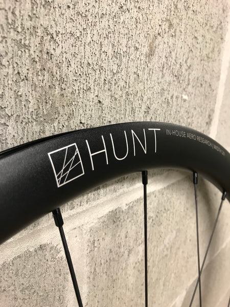 Rim detail for Hunt 34 aero wide wheels