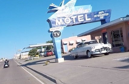 Tucumcar New Mexico, Blue Swallow Motel