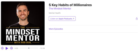 5 key habits of millionaires rob dial the mindset mentor old coolture make time for what makes you happy inspire people