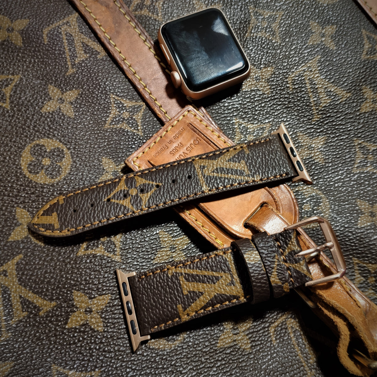 Handmade Louis Vuitton, Apple watch band Series 6-5-4-3-2-1 – Authentic Strap Store