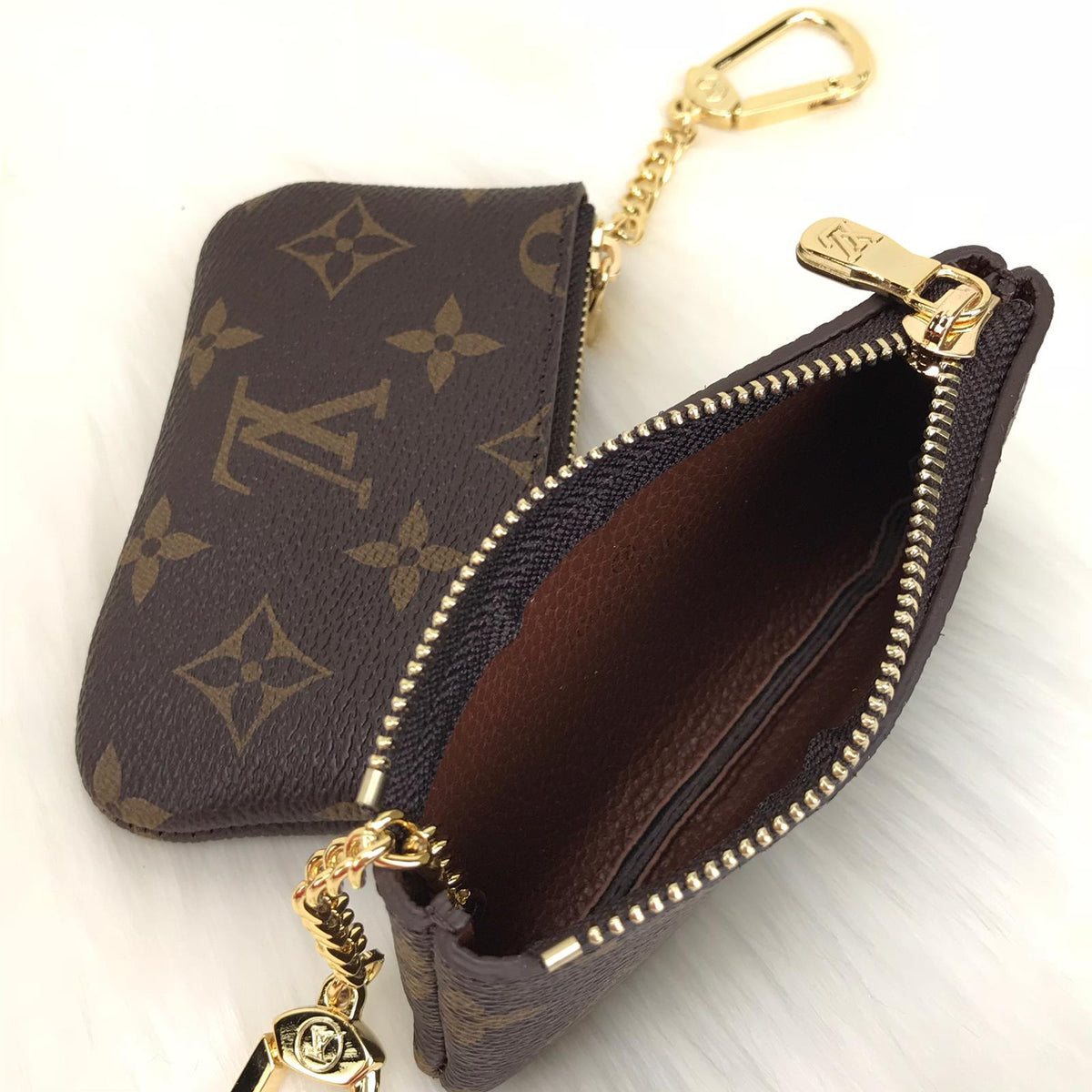 Louis Vuitton Key Pouch, Key Ring, handbag, coin wallet, coin purse, – Authentic Strap Store