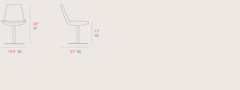 Eiffel Round Swivel Chair by Soho Concept