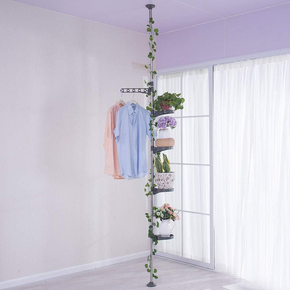 Hershii 5 Layer Indoor Plant Stand Pole Spring Tension Rod