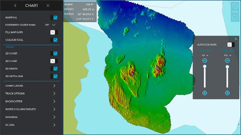 The new and improved WASSP Multibeam mapping from the new firmware update.