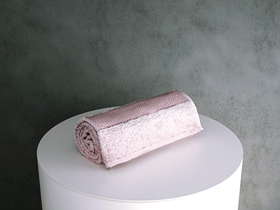 3d Model: Rolled Towel (bathroom)