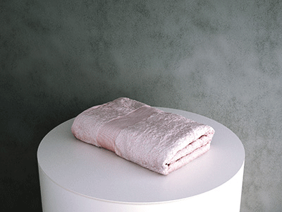 3d Model: Folded Towel (Bathroom)