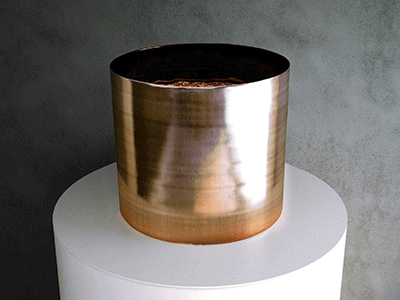 Simulat 3d model: Gold Metal Pot