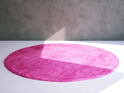 Simulat 3d Scanned Model: Round Wool Rug