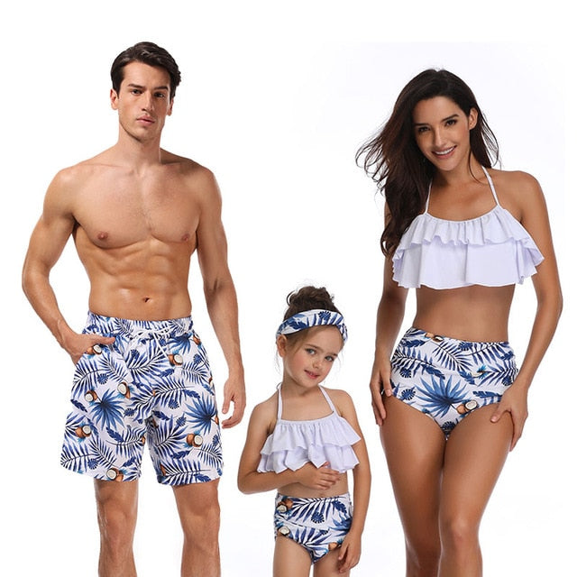 matching mum and son swimwear