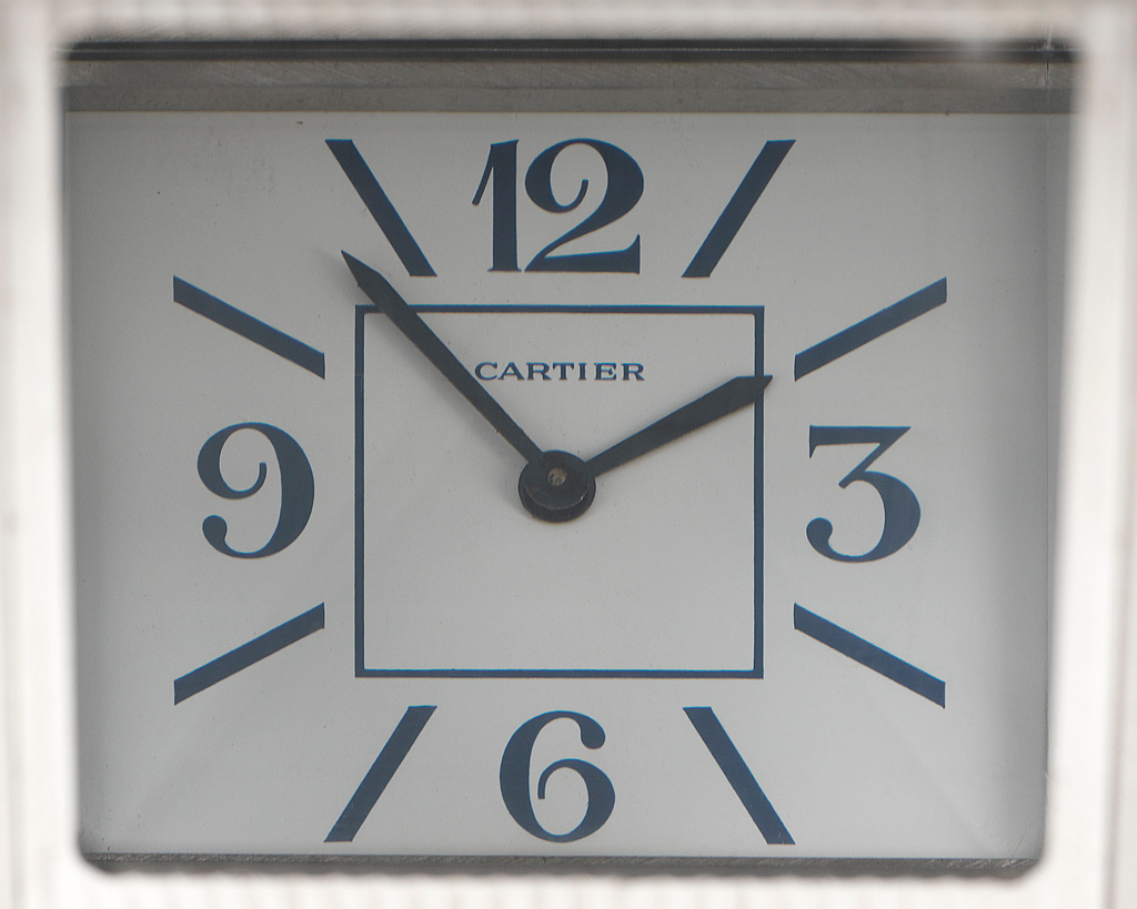 cartier mystery clock for sale