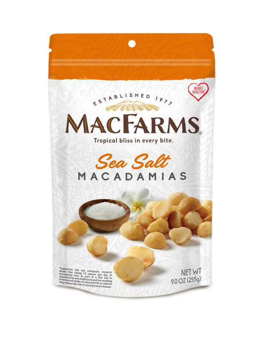 Sea Salt Macadamia Nuts 9 oz