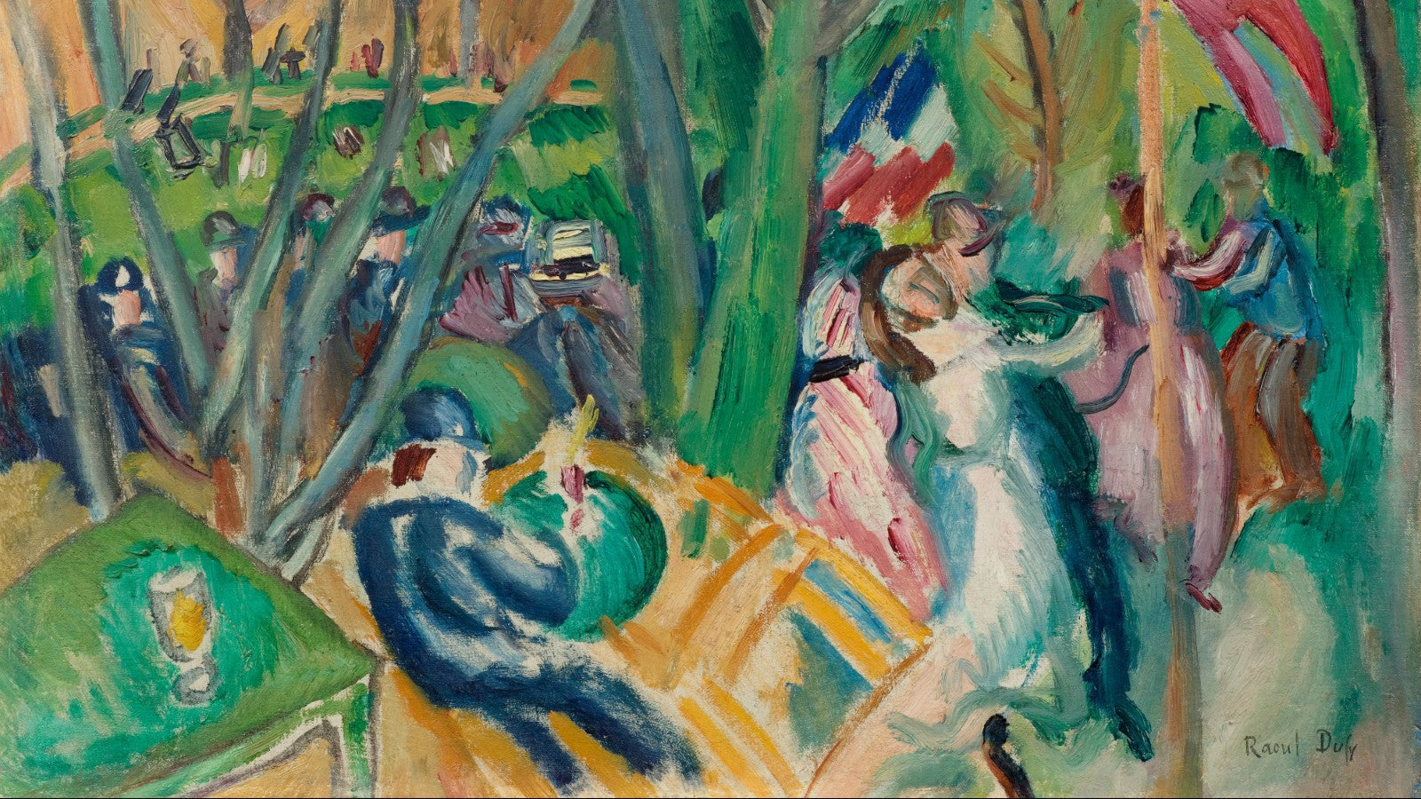Le Bal Populaire (The Local Dance) painting by Raoul Dufy (1906)