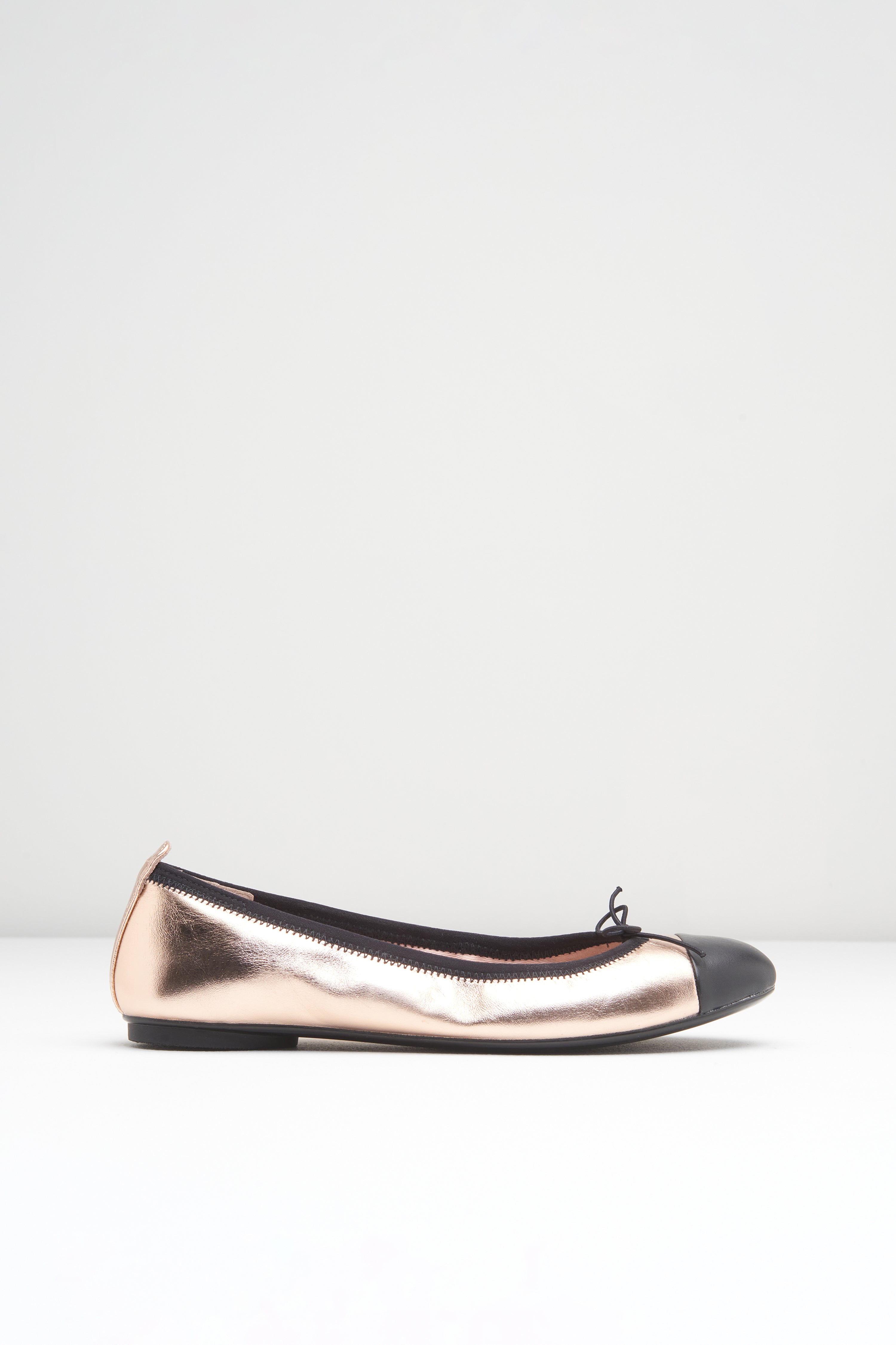 BLOCH Ladies Chara Ballet Pumps, Rame Leather