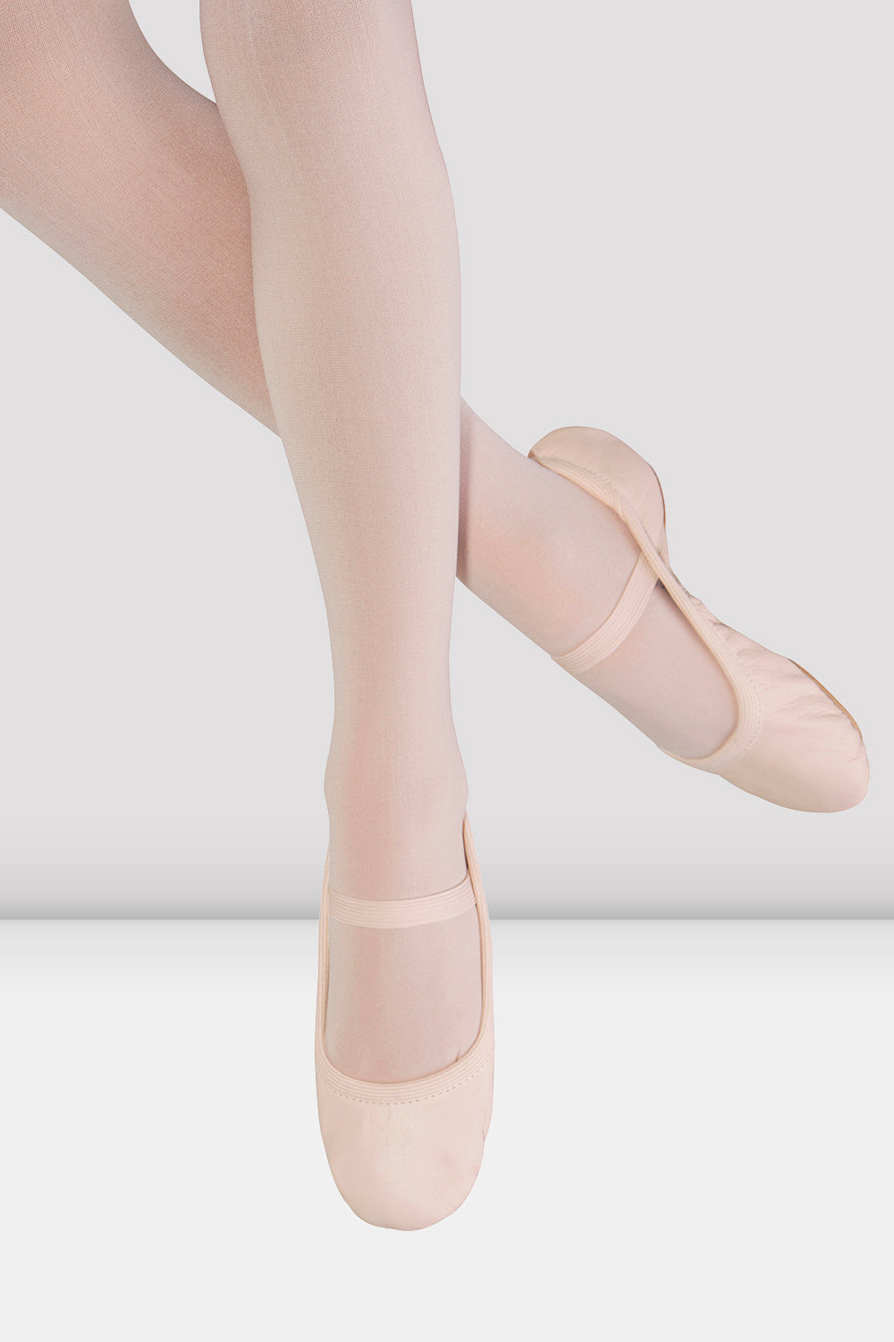 BLOCH Ladies Giselle Leather Ballet Shoes, Pink Leather