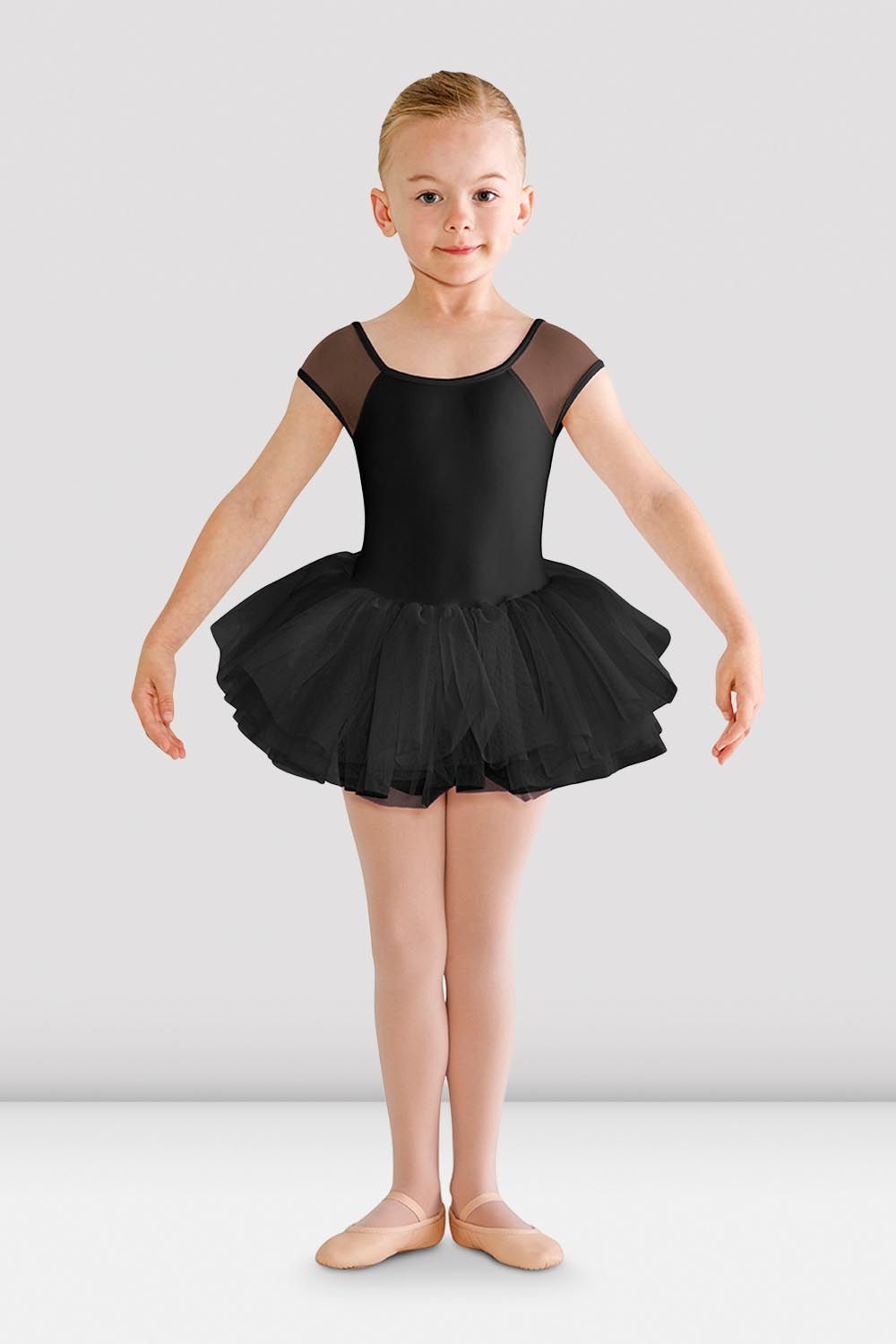 BLOCH Girls Hanami Tutu Leotard, Black