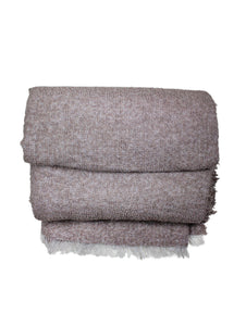 Oatmeal Peaks Cashmere Throw