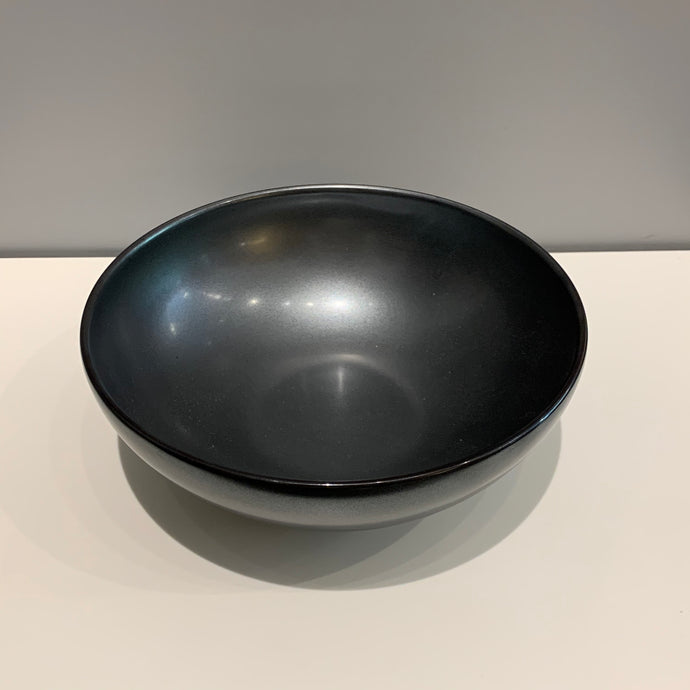 Large Metallic Black Japanese Bowl