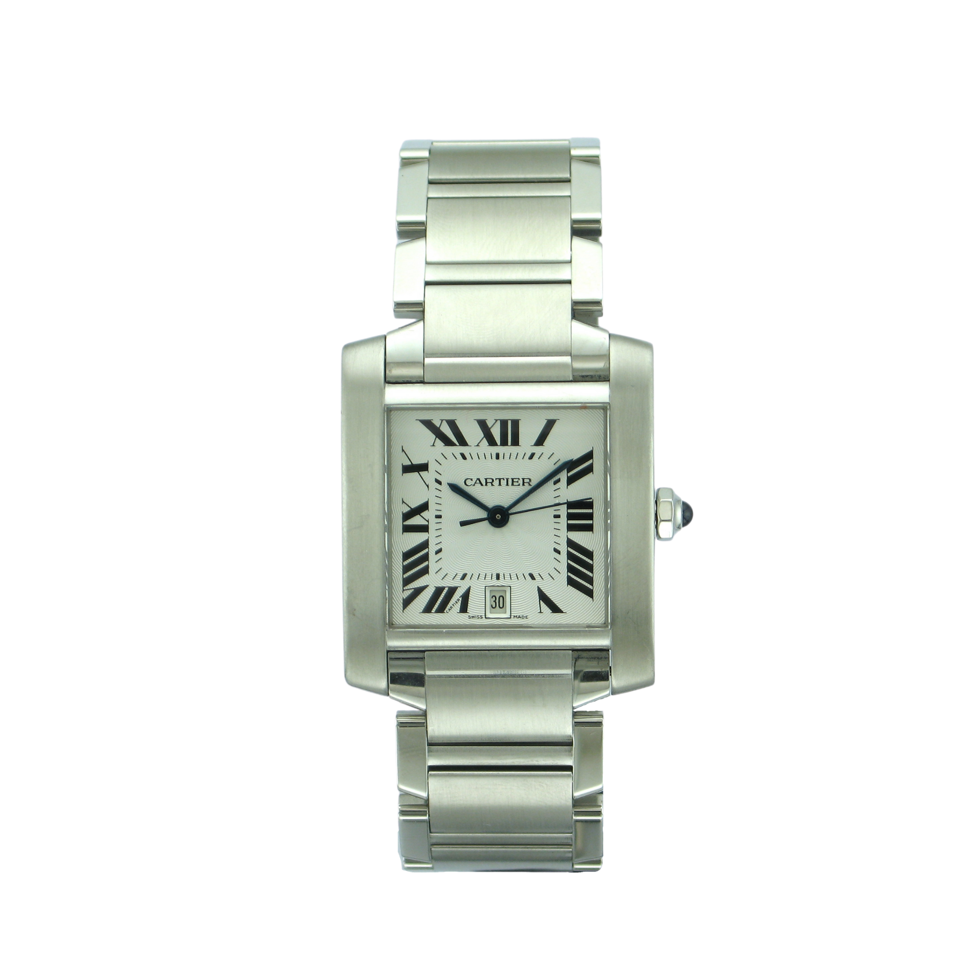 pre owned cartier men's tank francaise