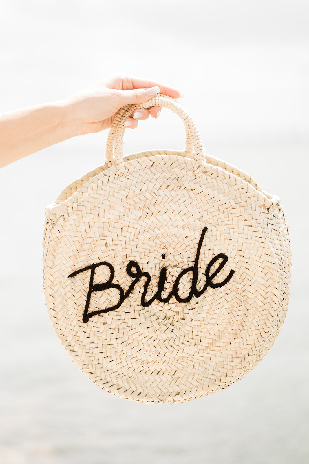 bride wicker bag