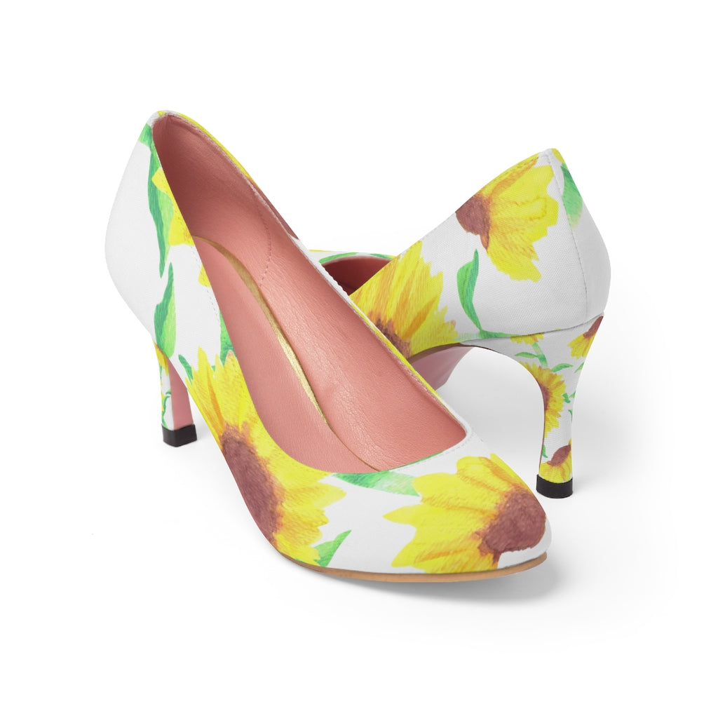 floral pump shoes