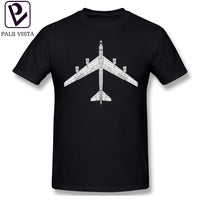 Boeing T Shirt Boeing B 52 Stratofortress T-Shirt Big Graphic Tee Shirt Short Sleeves Funny 100 Percent Cotton Male Tshirt