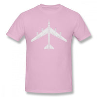 Boeing T Shirt Boeing B 52 Stratofortress T-Shirt Big Graphic Tee Shirt Short Sleeves Funny 100 Percent Cotton Male Tshirt