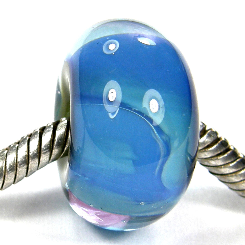 20pcs Lampwork Big Hole5mm Glass Beads for European Bracelet Jewelry Making Bead 