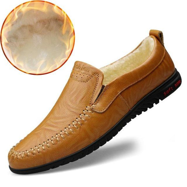 Casual Mens Winter Warm Boat Shoes 