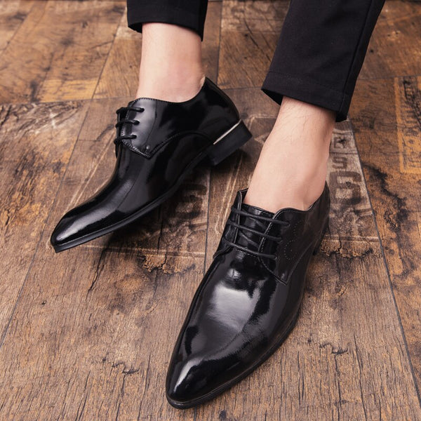 mens pointed toe dress shoes