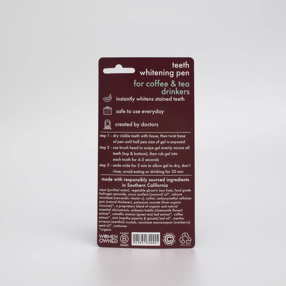 TEETH WHITENING PEN - COFFEE / TEA*