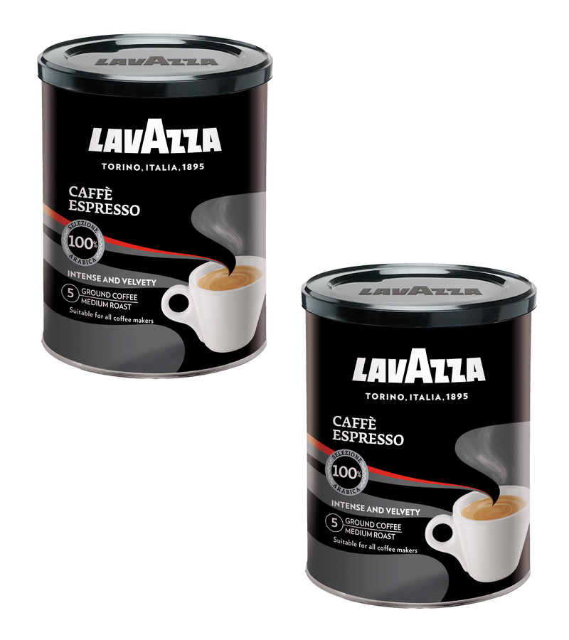 2xPack LAVAZZA 'Espresso' Ground Coffee in - 500 g – Eurodeal.shop