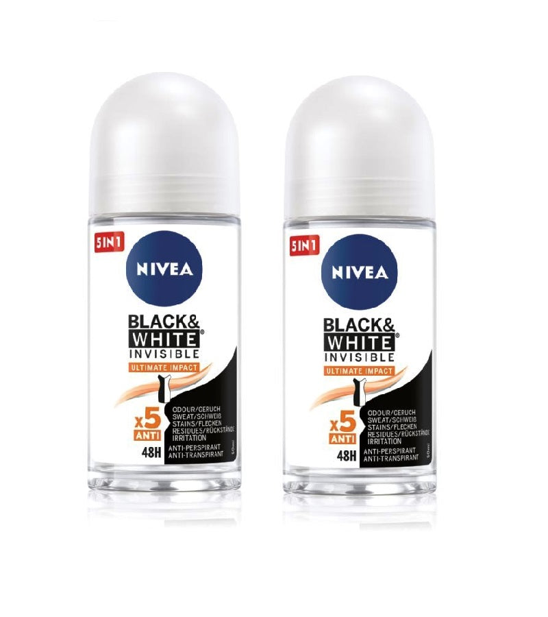 2xPack Black White Ultimate Impact Antiperspirant Ro – Eurodeal.shop