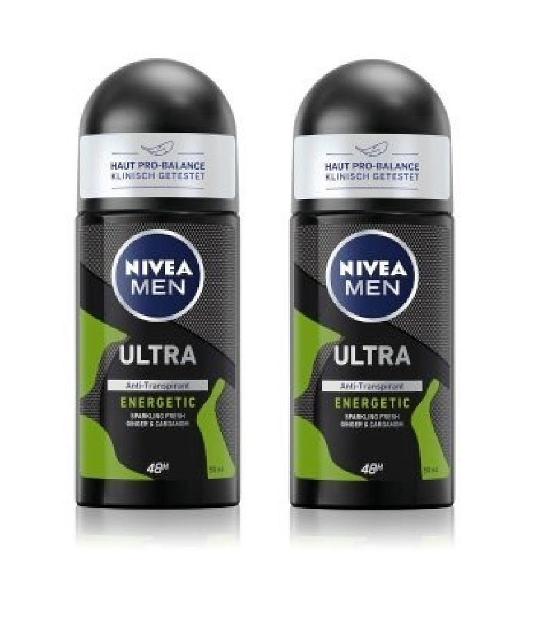 toewijzen Verplicht Onbevreesd 2xPack NIVEA MEN ULTRA ENERGETICRoll-on Deodorant - 100 ml – Eurodeal.shop