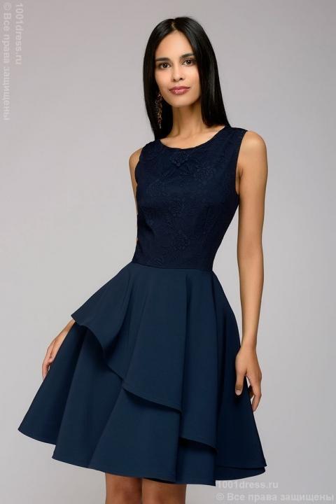 dark blue colour dress