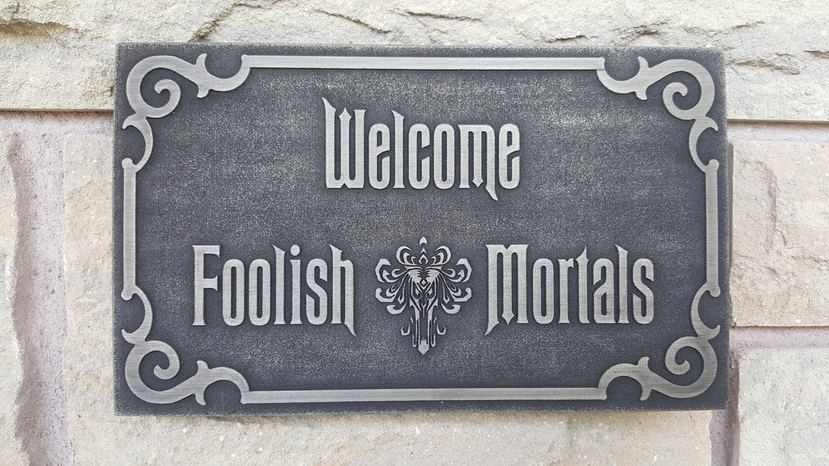 Disney Haunted Mansion Foolish Mortals inspired