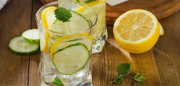 lemon cucumber water infusion recipe