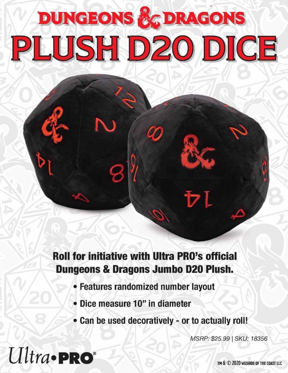 giant d20 plush