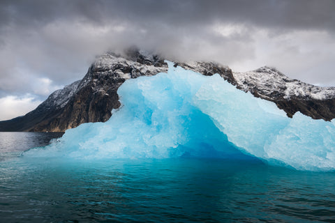 Isbjerge i Grønland hvor Grønlandske Rubiner er fundet