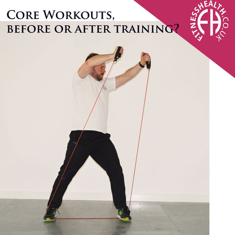 Core Workouts, before or after training?
