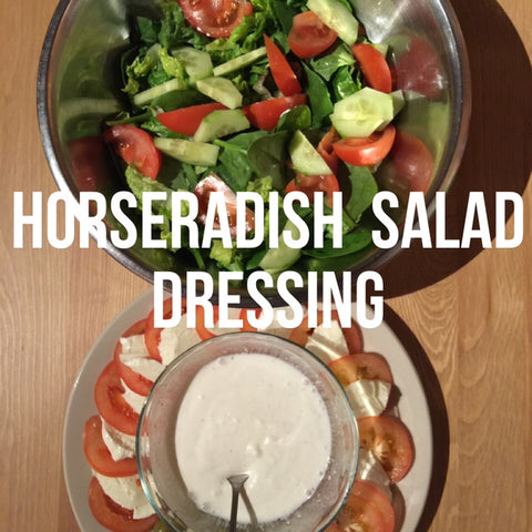 Horseradish salad dressing