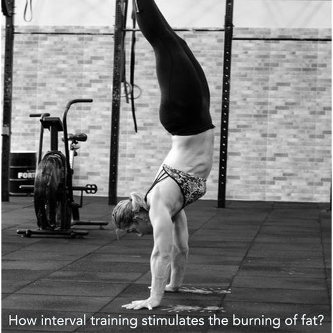 How interval training stimulates the burning of fat?