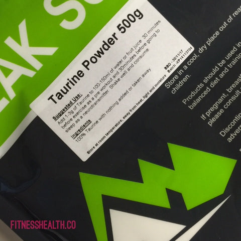 Taurine Powder for Fitness Workouts