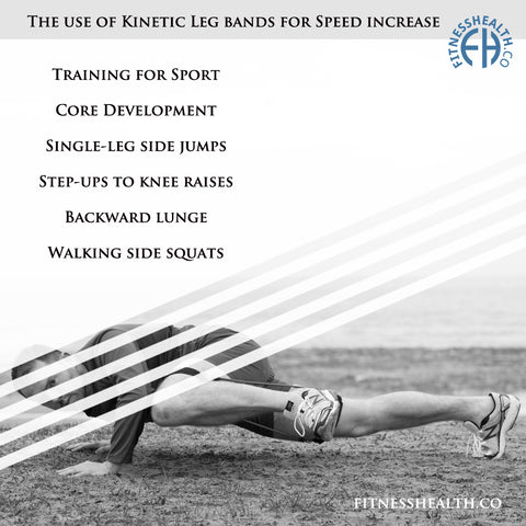 The use of Kinetic Leg bands for Speed increase