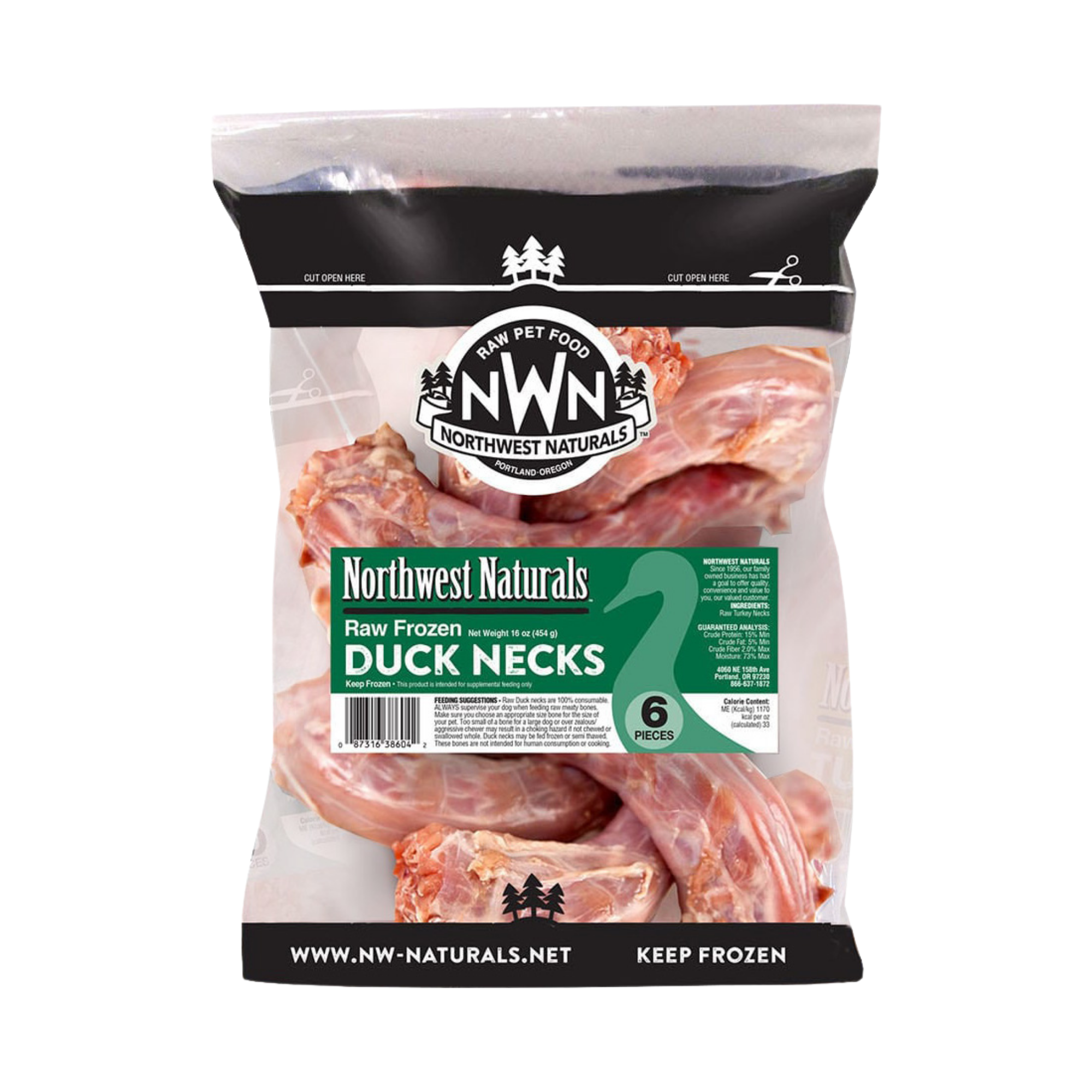 northwest-naturals-raw-frozen-duck-necks-6-pack